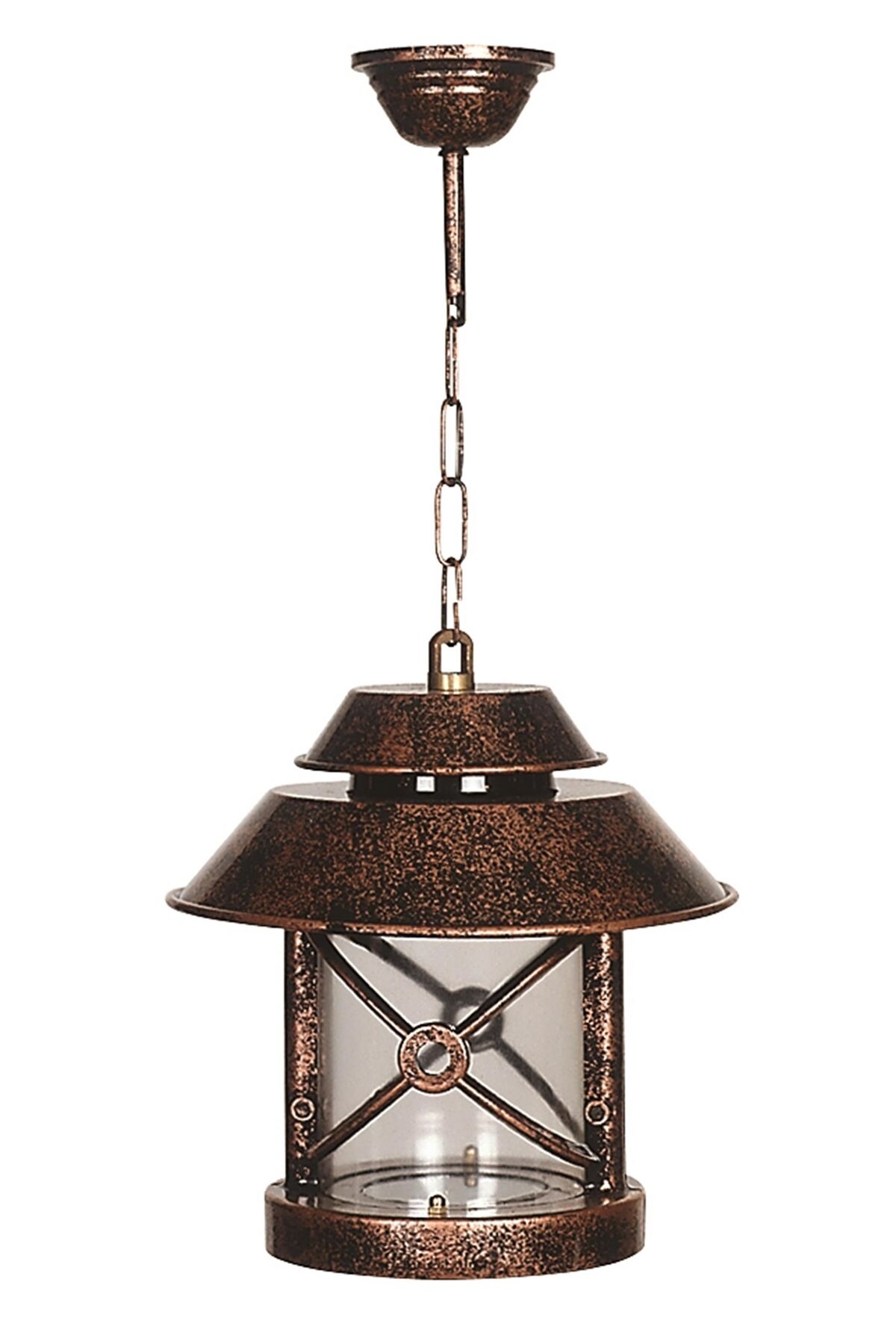 Bahçe Fenerleri E27 12W 26cm ABS Kahverengi Dorbien-BFE-68199-BKR