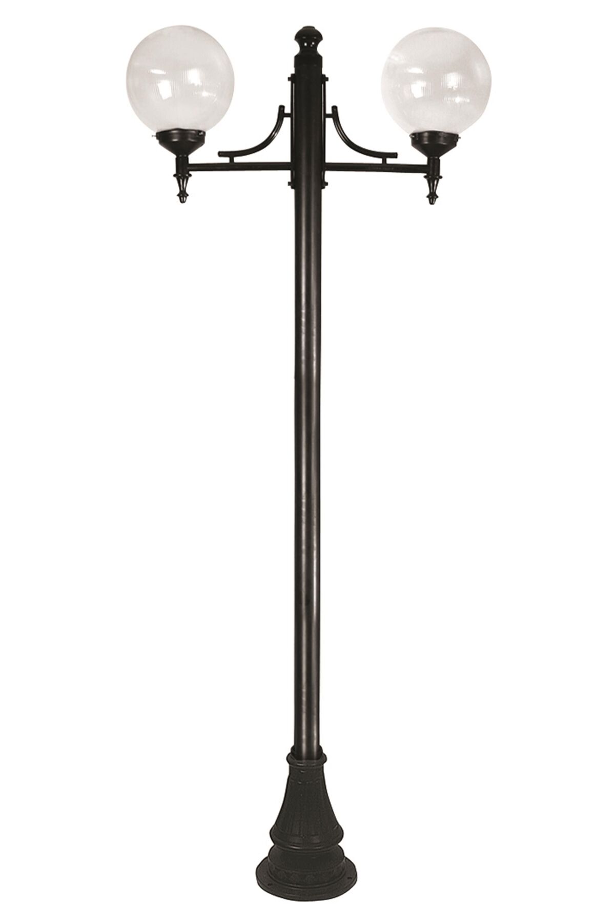 Bahçe Direkleri E27 24W 75cm Alüminyum Siyah Dorbien-BDR-68098-2BSY-M1-OP
