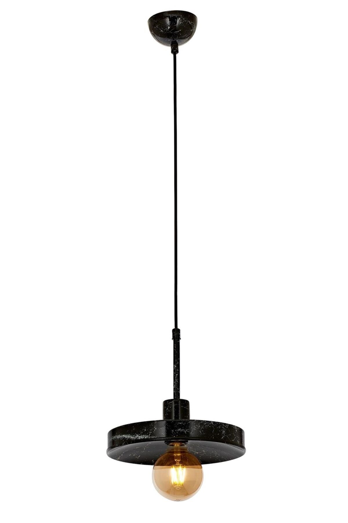 Only Modern Avize E27 12W 25cm Metal Siyah Avonni-AV-1883-1BSY