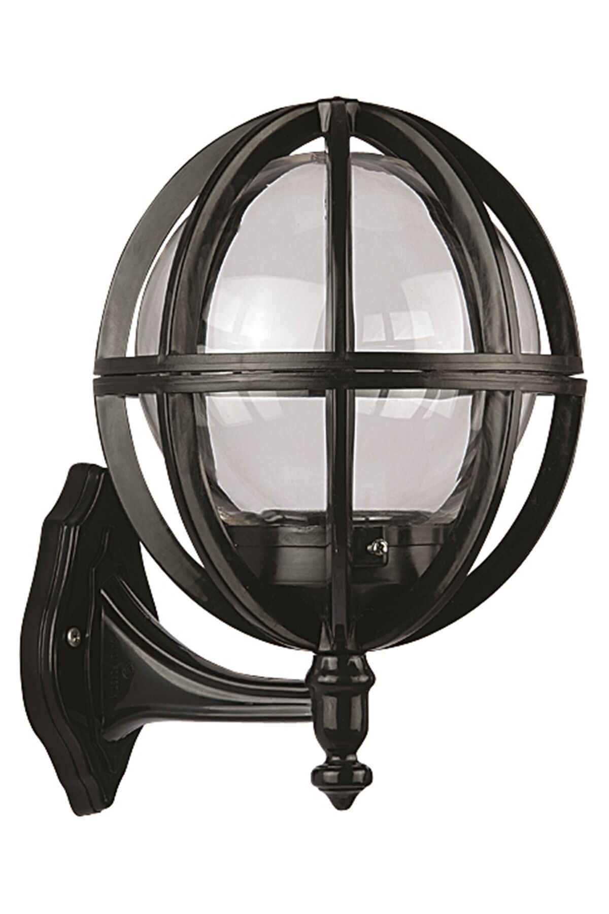 Bahçe Aplik E27 12W 28x25cm Alüminyum Siyah Dorbien-BAP-68080-BSY-OP