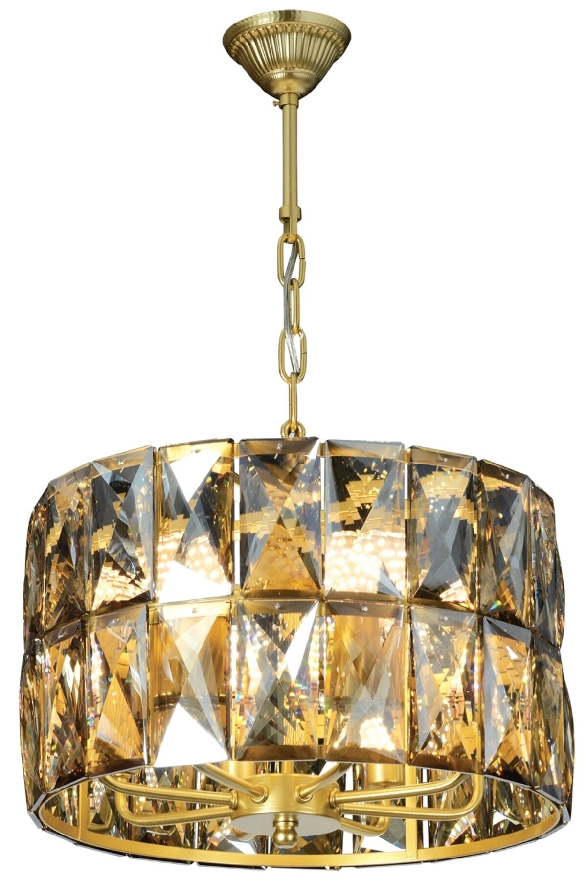 Bilezik Modern Avize E14 48W 45cm Metal Sarı Dorbien-AV-65221-S45