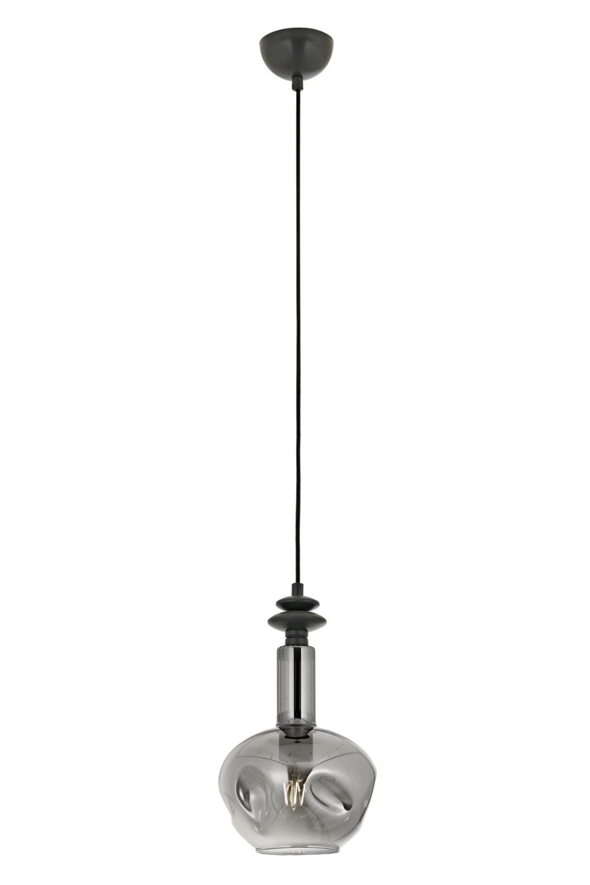Bone Modern Avize E27 12W 20cm Metal Siyah Avonni-AV-1912-1GR