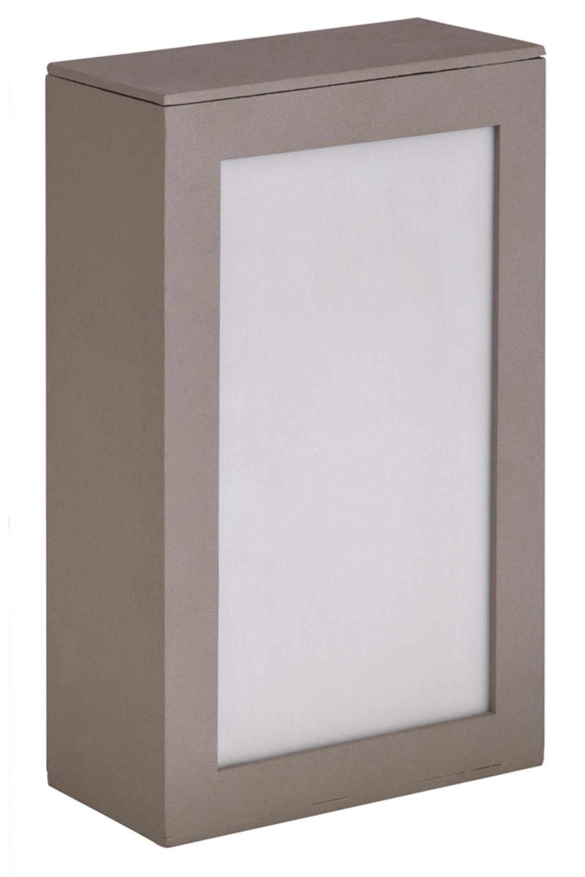 Bahçe Aplik E27 12W 15cm Alüminyum Gri Dorbien-BAP-68157-GR