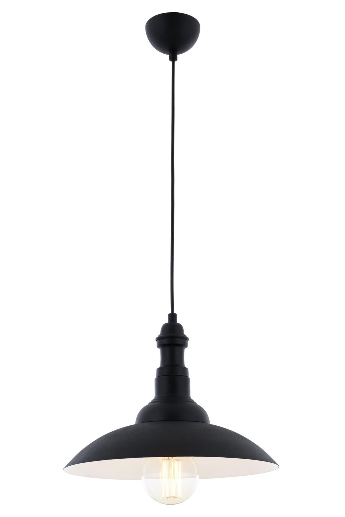 Mimoza Sarkıt E27 12W 35cm Metal Siyah Avonni-AV-4100-M5-BSY