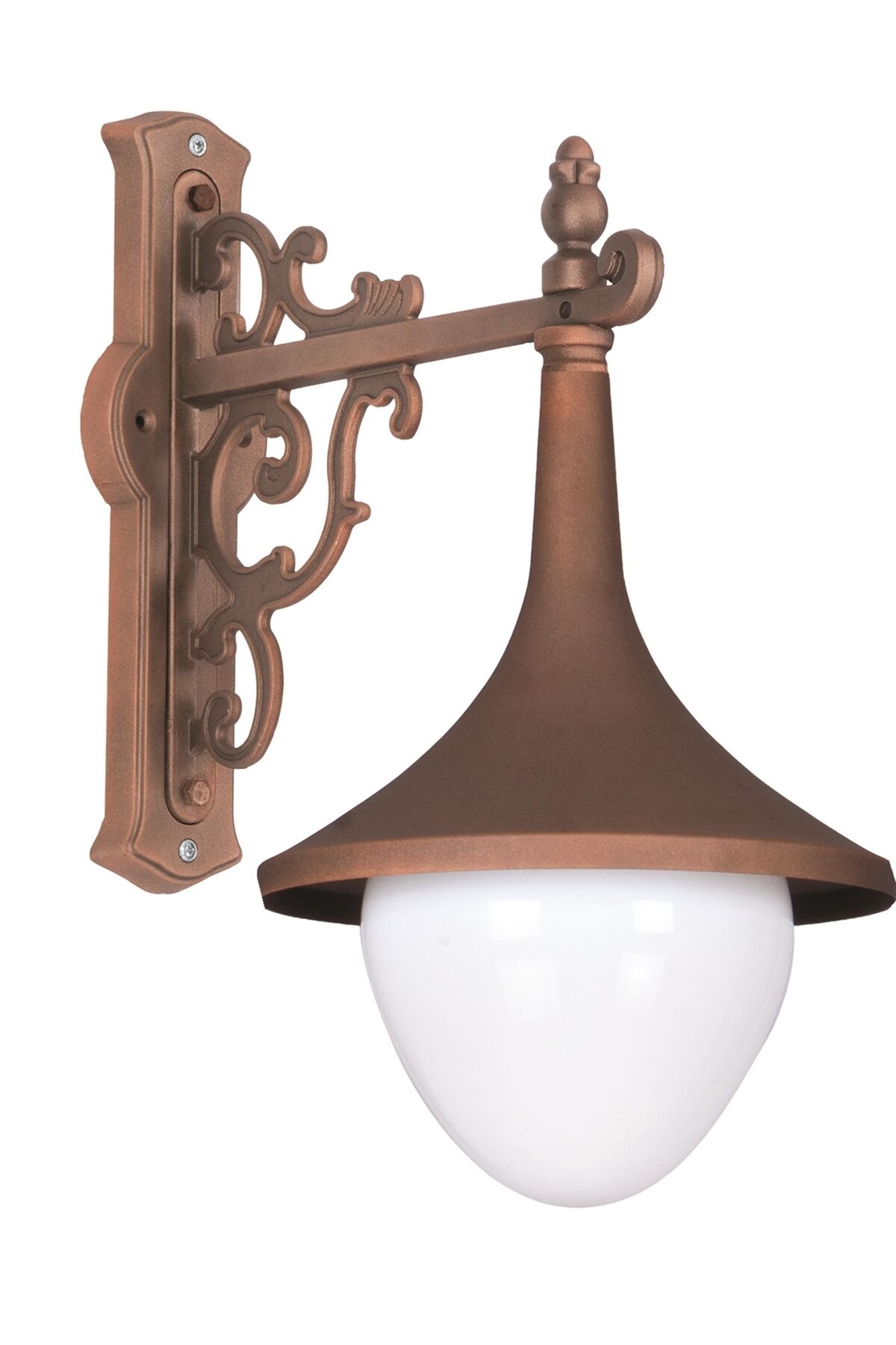 Bahçe Aplik E27 12W 55cm Çelik Boru Kahverengi Dorbien-BAP-68280-BKR