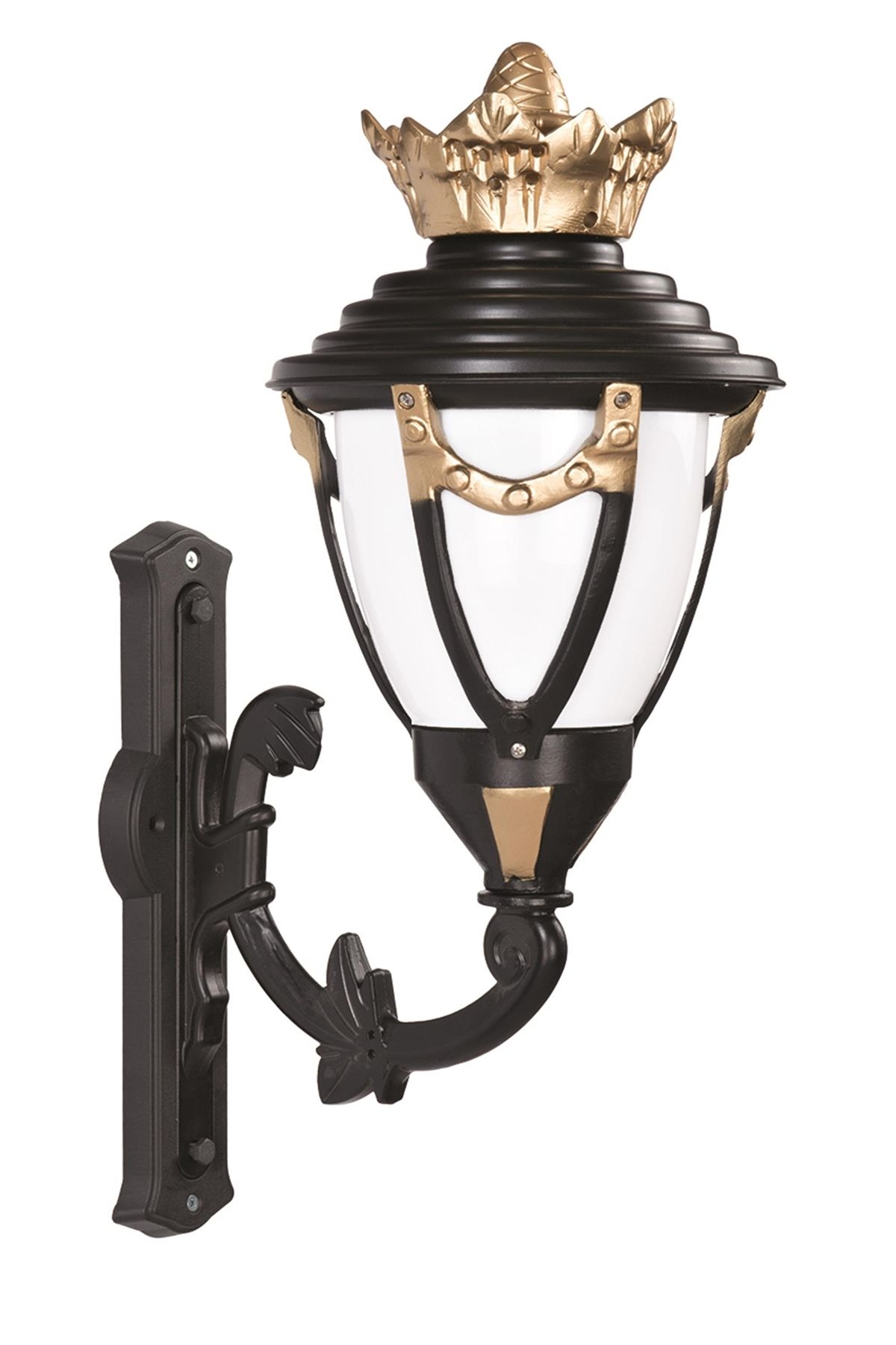 Bahçe Aplik E27 12W 35cm Alüminyum Kahverengi/Siyah Dorbien-BAP-68281-BSA