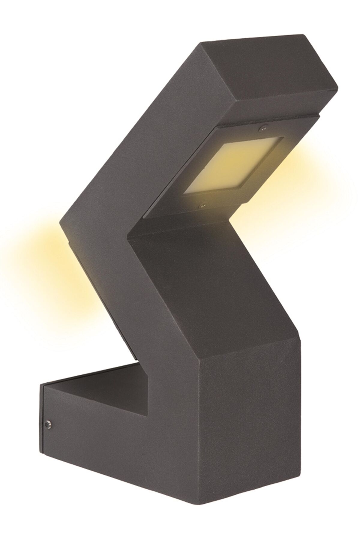 Bahçe Aplik LED 8W 10x5cm Alüminyum Profil Siyah Dorbien-BAP-68228-2BSY-LED