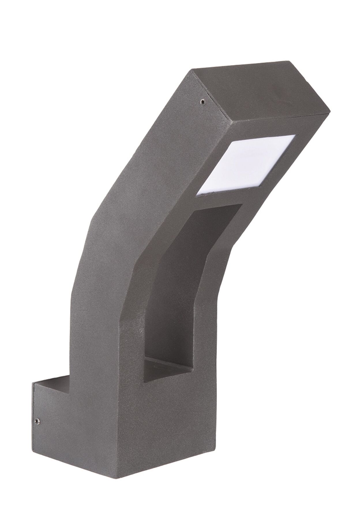 Bahçe Aplik LED 6W 12x6cm Alüminyum Profil Siyah Dorbien-BAP-68228-BSY-LED
