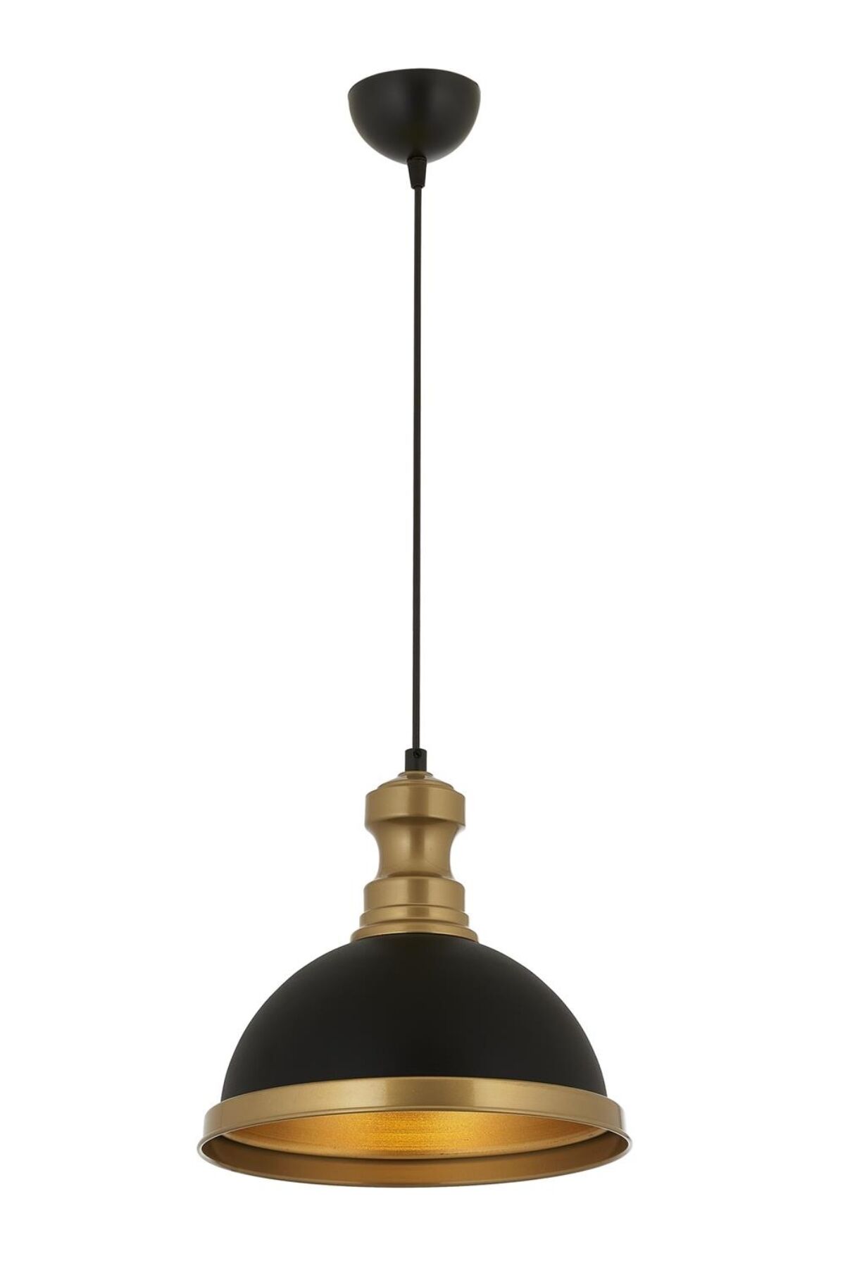 Akasya Modern Avize E27 12W 29cm Metal Siyah Avonni-AV-4106-M31-BSY