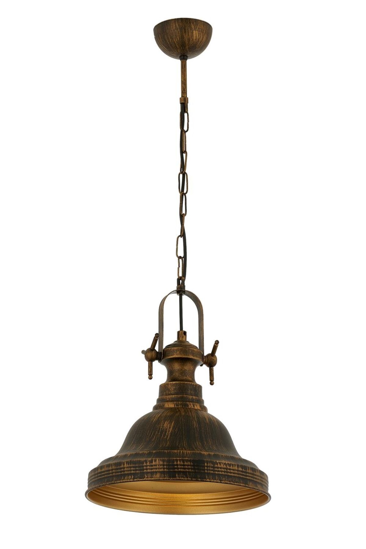 Akasya Modern Avize E27 12W 29cm Metal Siyah/Patina Avonni-AV-4106-M36-CPR