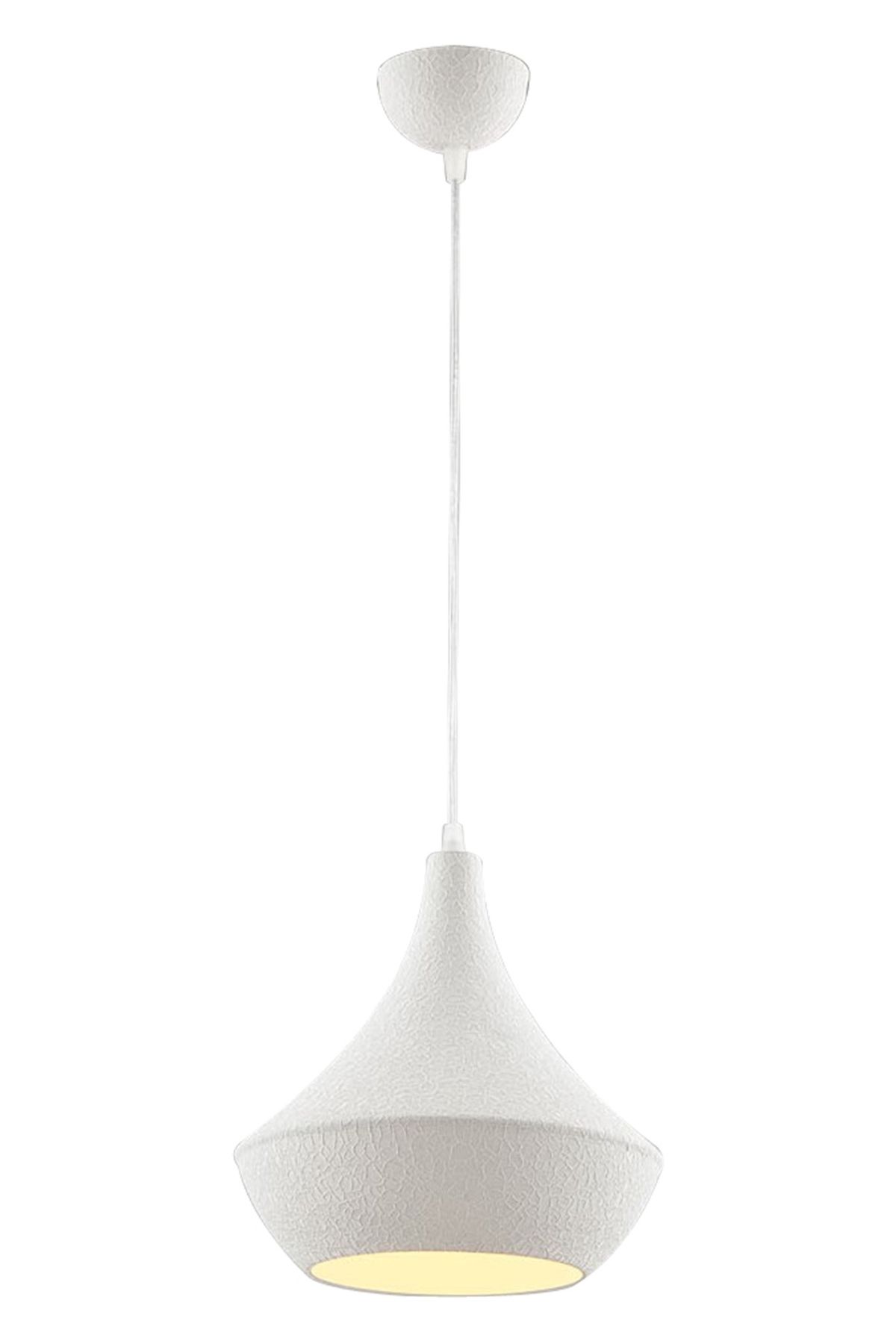 Akasya Sarkıt E27 12W 27cm Metal Beyaz Avonni-AV-4106-M6-BBY