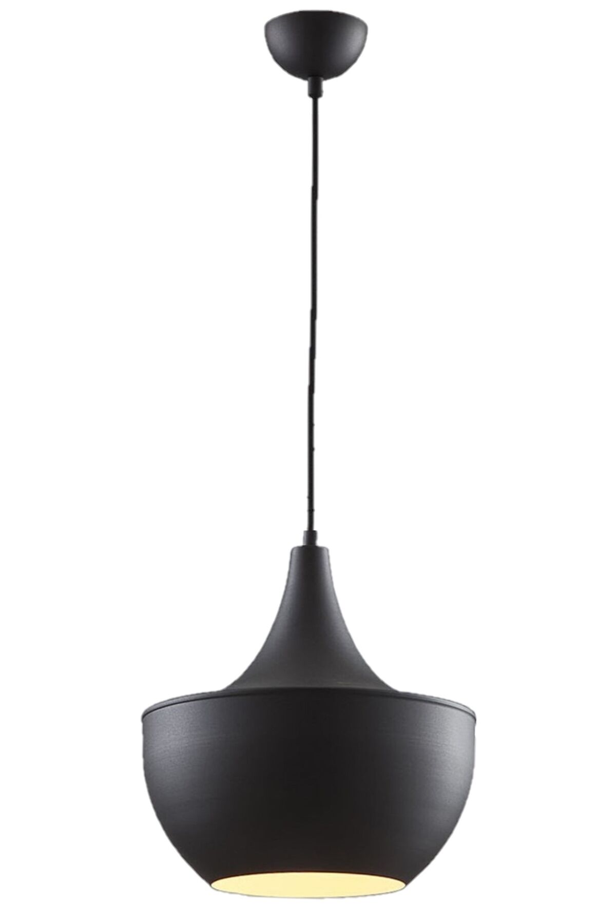 Akasya Sarkıt E27 12W 40cm Metal Siyah Avonni-AV-4106-M7-BSY
