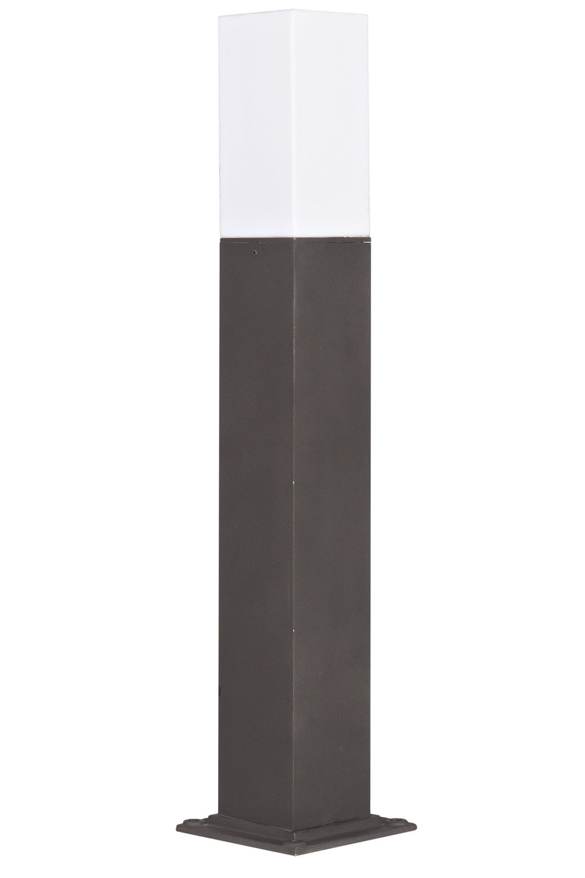 Bahçe Bollard E27 12W 10x10cm Alüminyum Profil Siyah Dorbien-BBO-68253-BSY-B