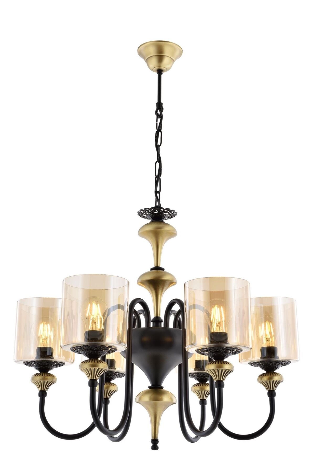Odın Modern Avize E27 72W 62cm Metal Eskitme Avonni-AV-4161-6E