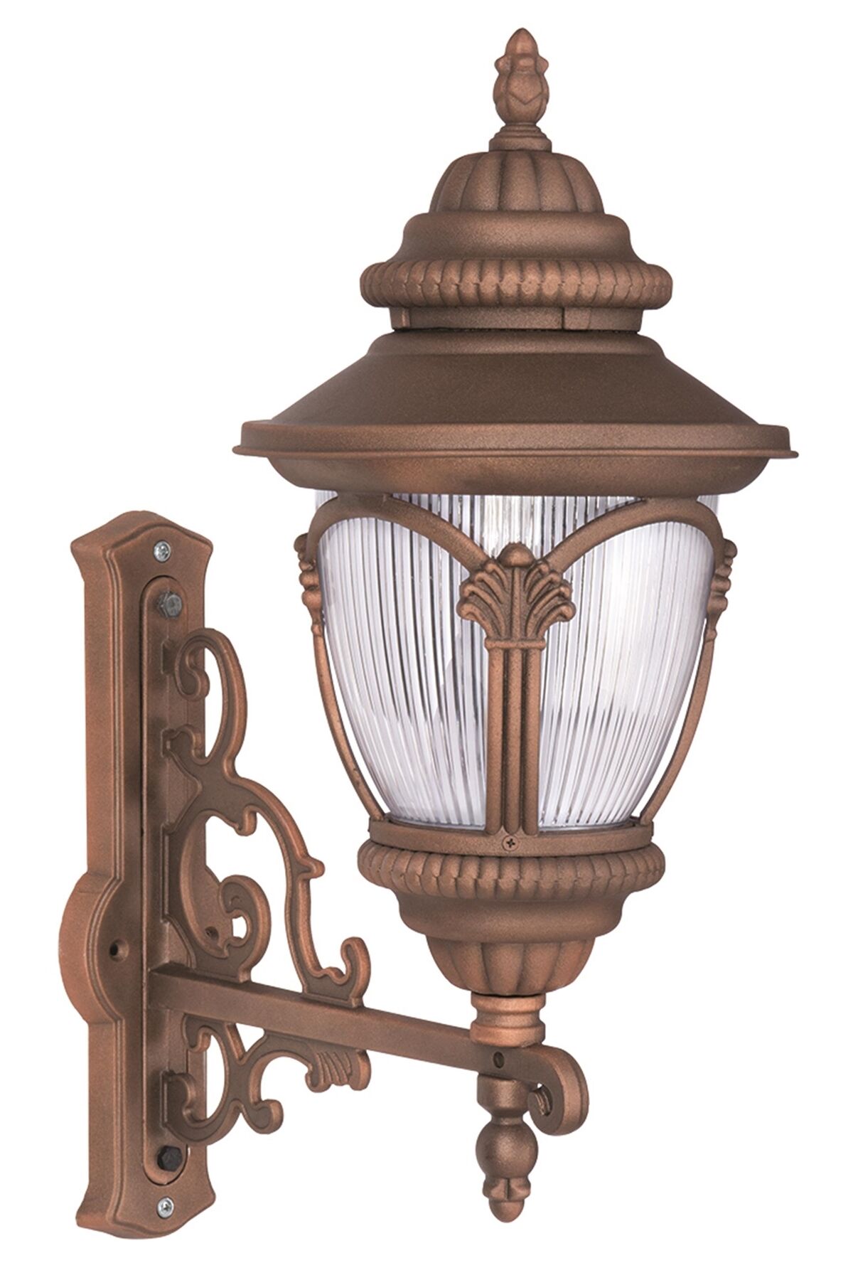Bahçe Aplik E27 12W 35cm Çelik Boru Kahverengi Dorbien-BAP-68277-BKR