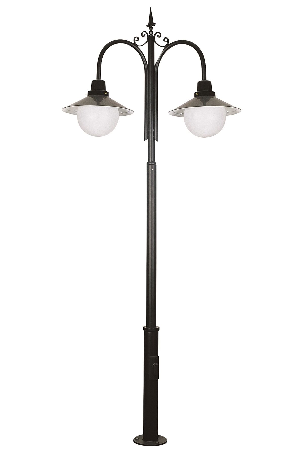 Bahçe Direkleri E27 24W 120cm Alüminyum Siyah Dorbien-BDR-68090-2BSY-OP
