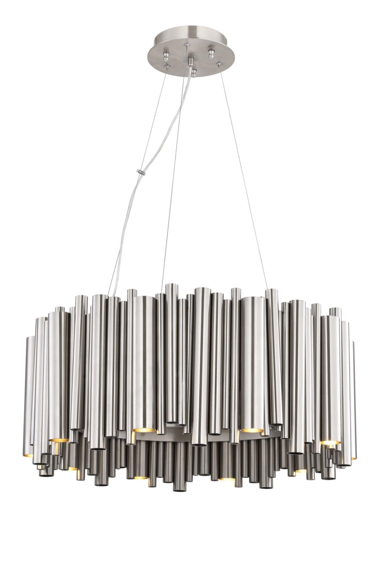 Voice Modern Avize G9 40W 60cm Metal Nikel Avonni-AV-4180-8N