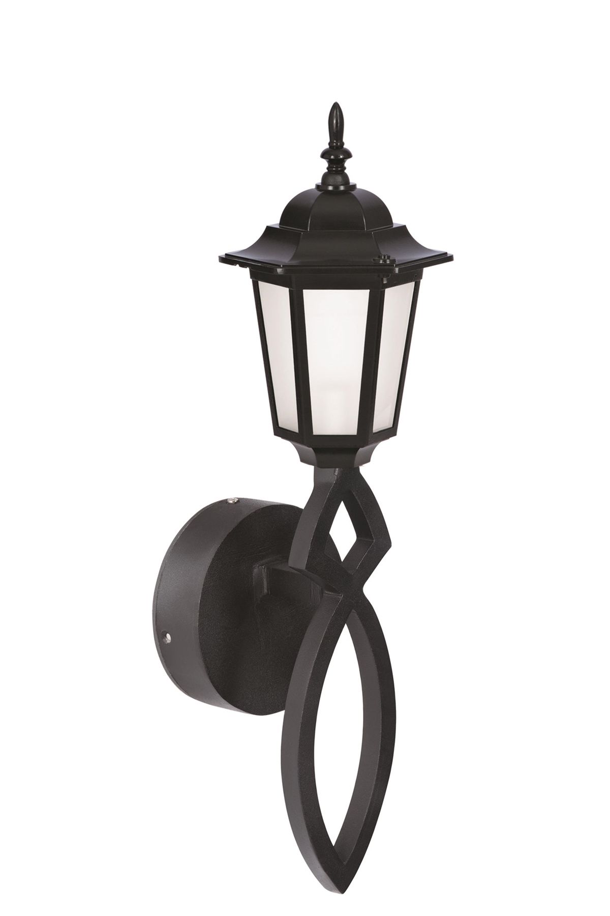 Bahçe Aplik E27 12W 20cm Alüminyum Siyah Dorbien-BAP-68279-BSY-M3