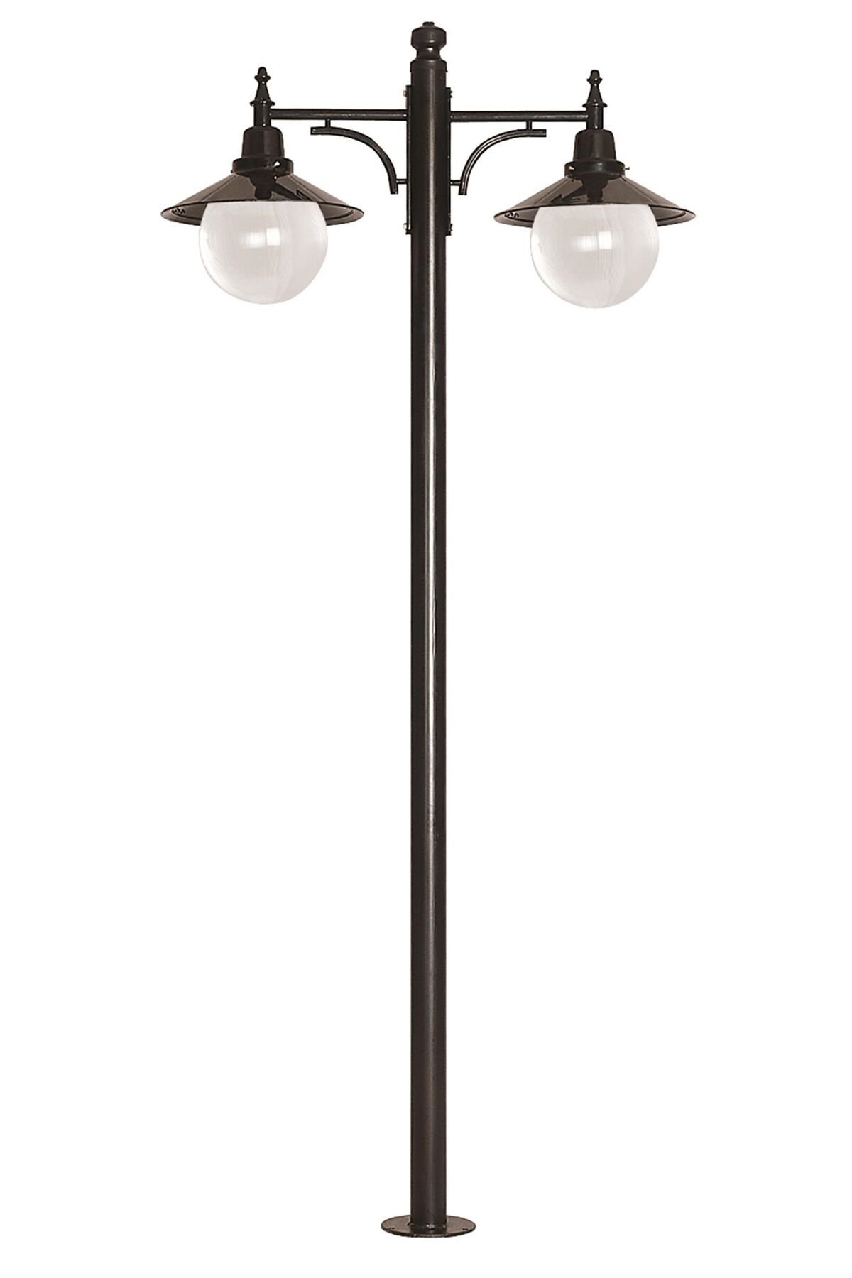 Bahçe Direkleri E27 24W 110cm Alüminyum Siyah Dorbien-BDR-68093-2BSY-M2