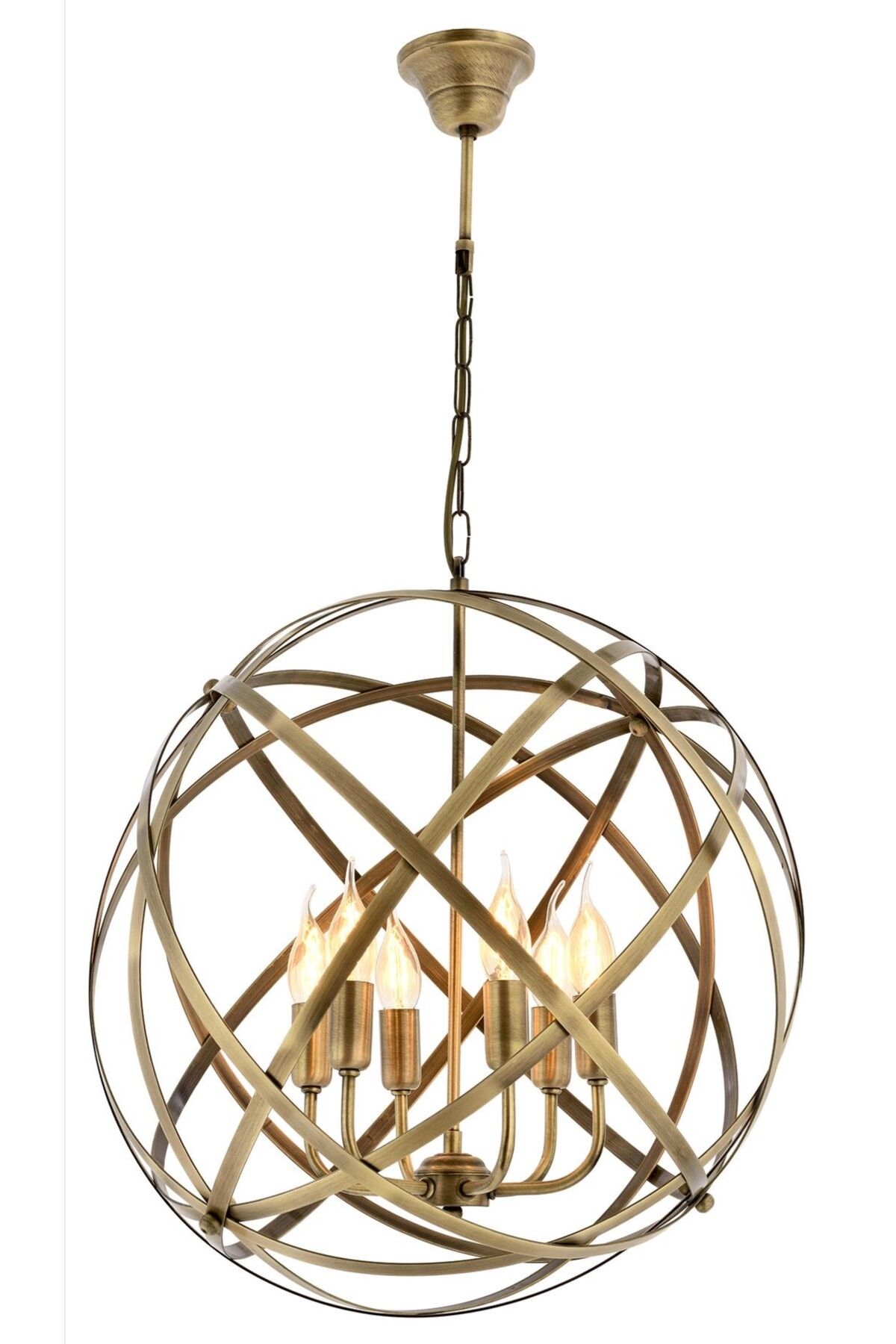 Sımona Modern Avize E14 36W 50cm Metal Eskitme Avonni-AV-4183-6E