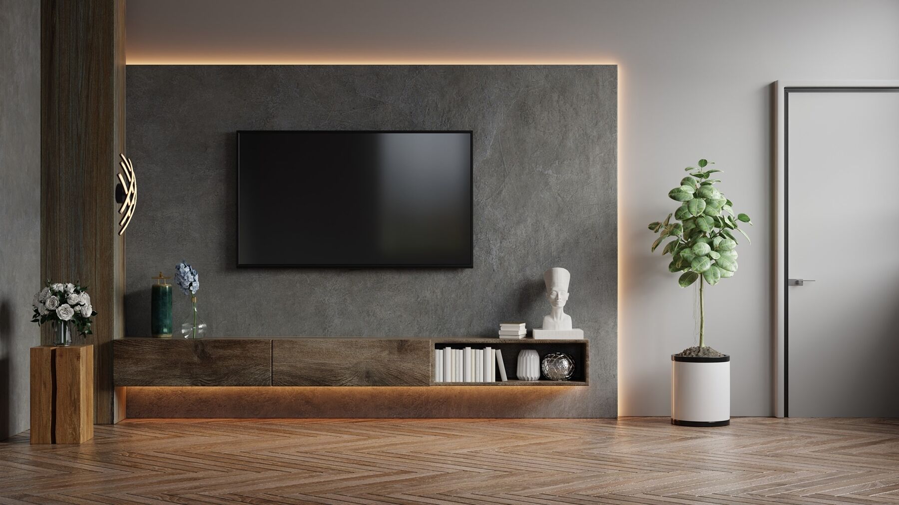 Yıldız Modern Avize LED 36W 28x12cm Alüminyum Profil Siyah Dorbien-EP-10379-3BSY