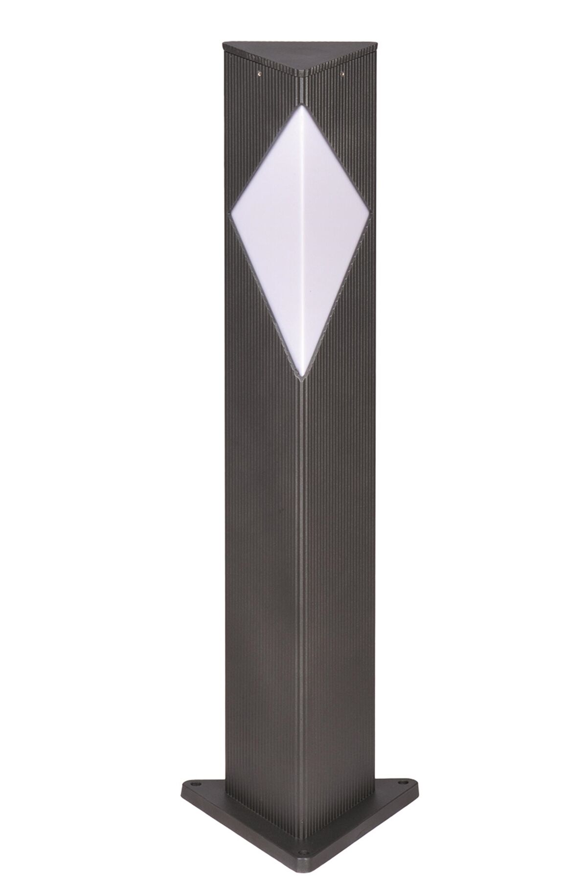 Bahçe Bollard E27 12W 15x15cm Alüminyum Profil Siyah Dorbien-BBO-68248-BSY-M3