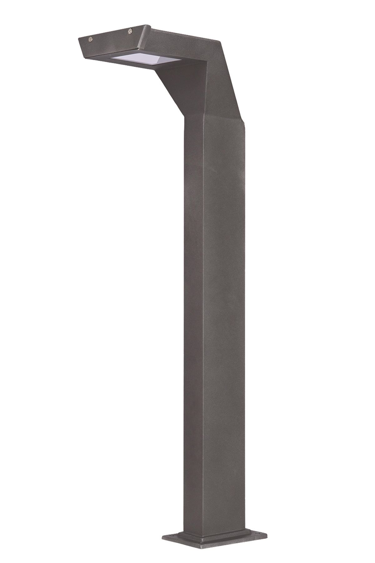 Bahçe Bollard LED 6W 12x6cm Alüminyum Profil Siyah Dorbien-BBO-68289-BSY-B