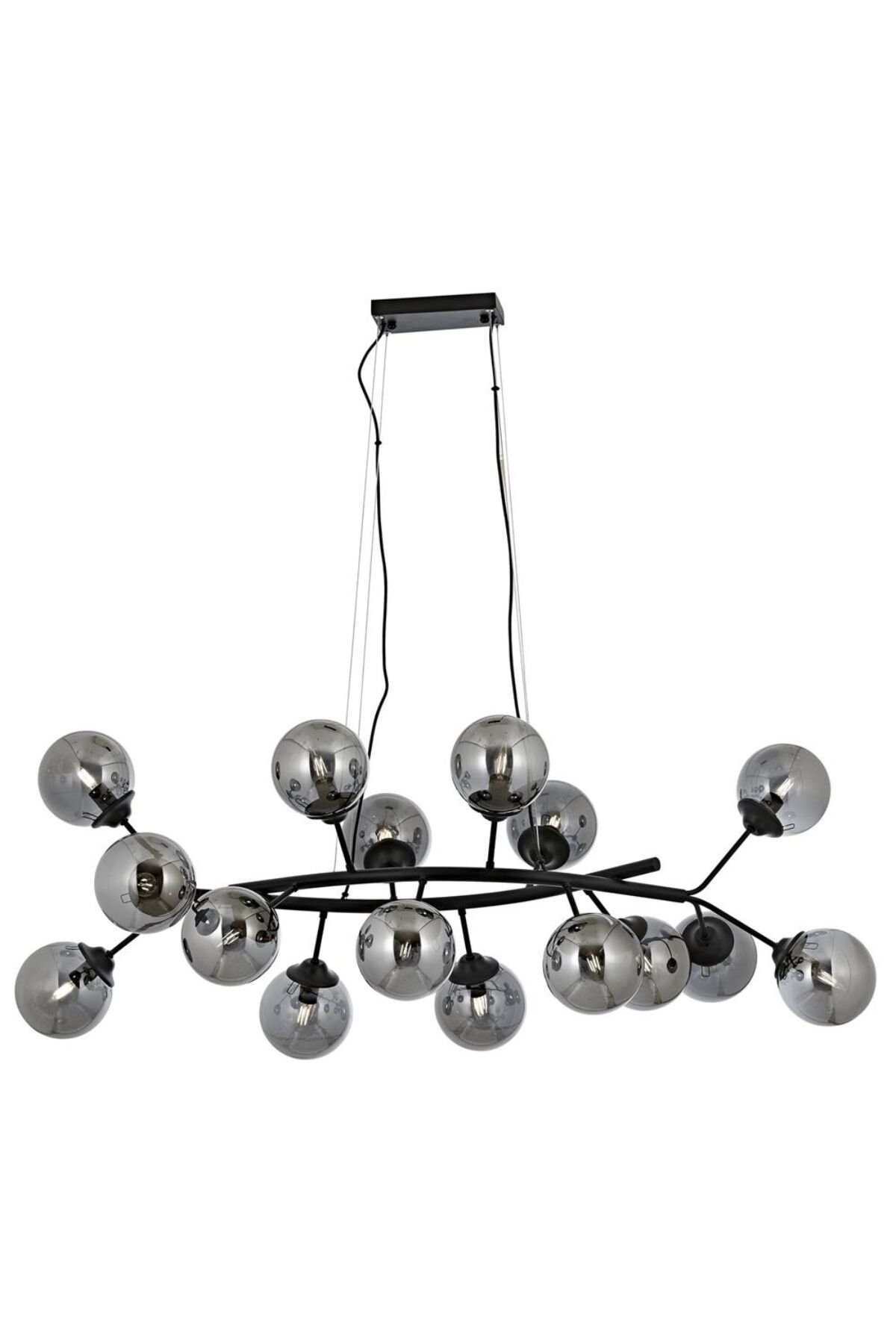 Bubbles Modern Avize E14 96W 110x90cm Metal Siyah Avonni-AV-4286-16Y-BSY