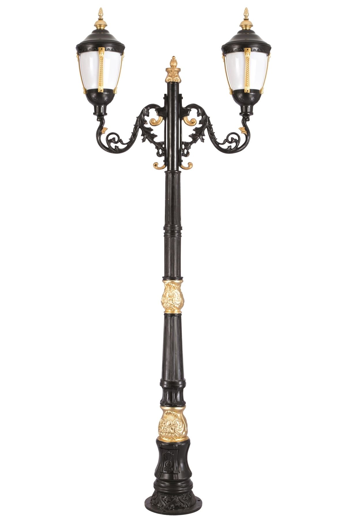 Bahçe Direkleri E27 24W 120cm Alüminyum Sarı/Siyah Dorbien-BDR-68004-2SOP