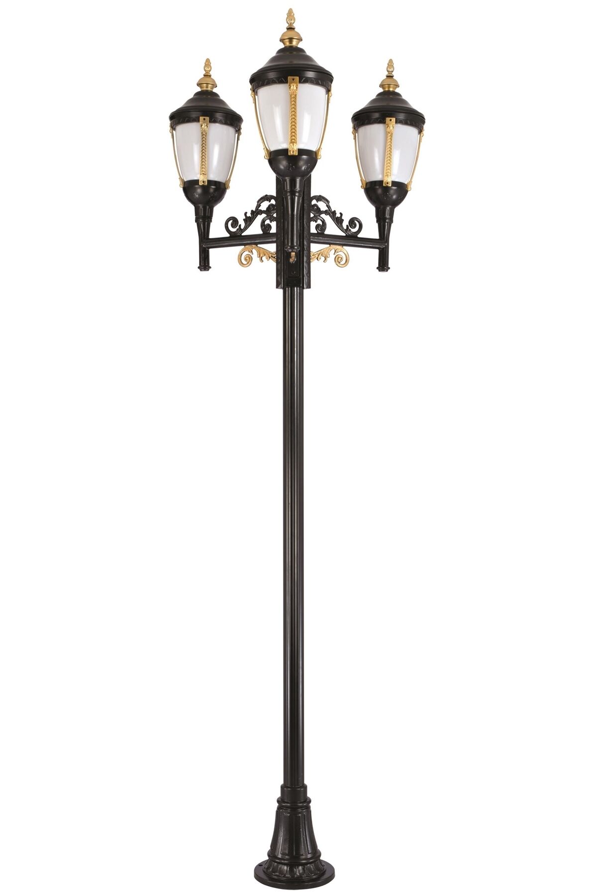 Bahçe Direkleri E27 36W 110cm Alüminyum Sarı/Siyah Dorbien-BDR-68005-3SOP