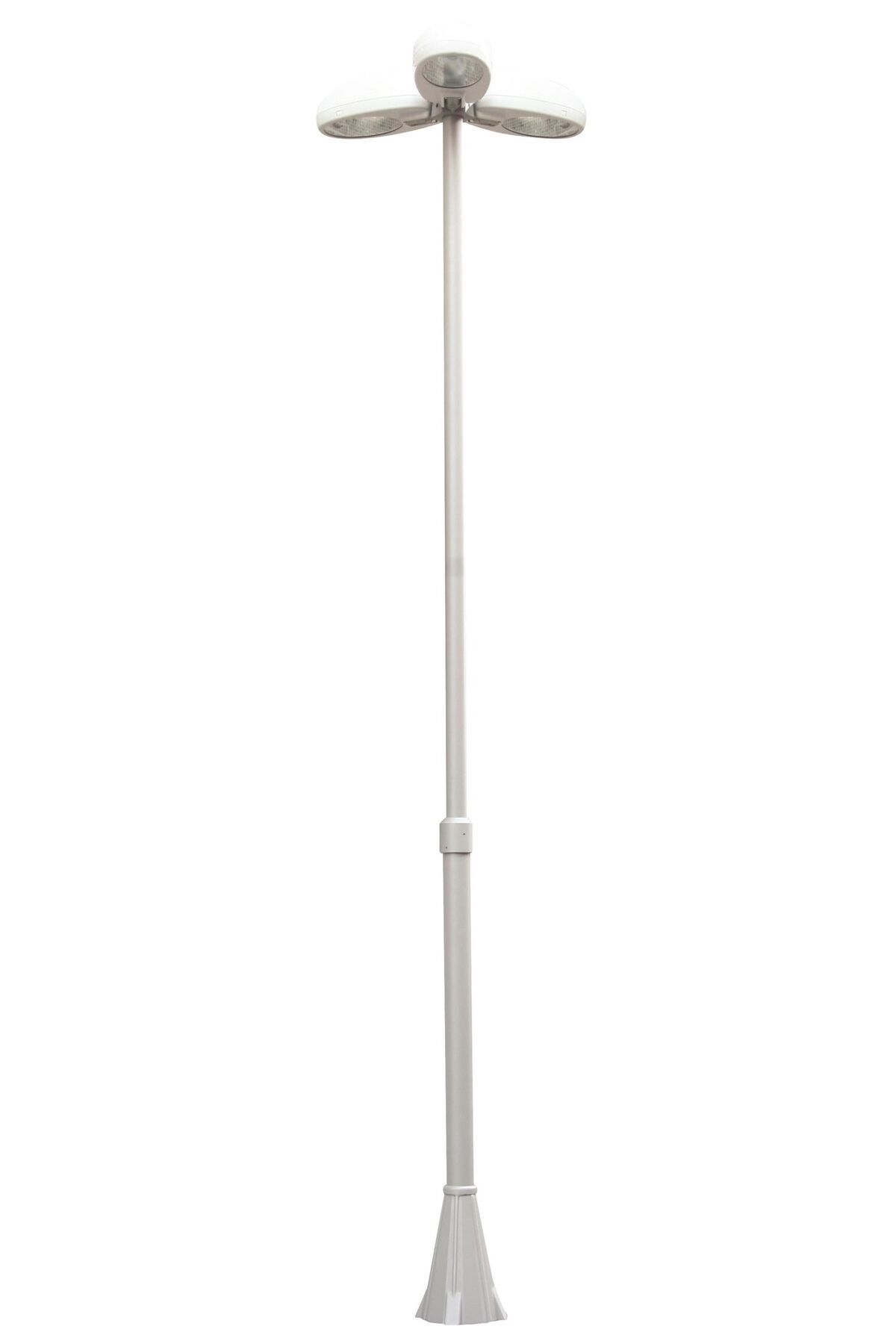 Bahçe Direkleri LED 250W 130cm Çelik Boru Beyaz Dorbien-BDR-68114-3BSY