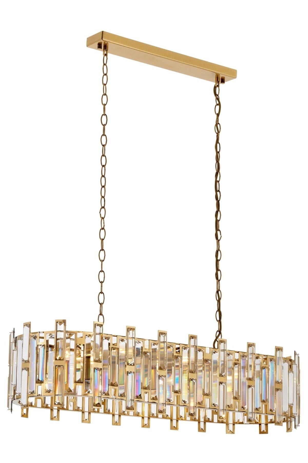 Collar Klasik Avize E14 78W 90x30cm Metal Eskitme Avonni-AV-4307-E30X90