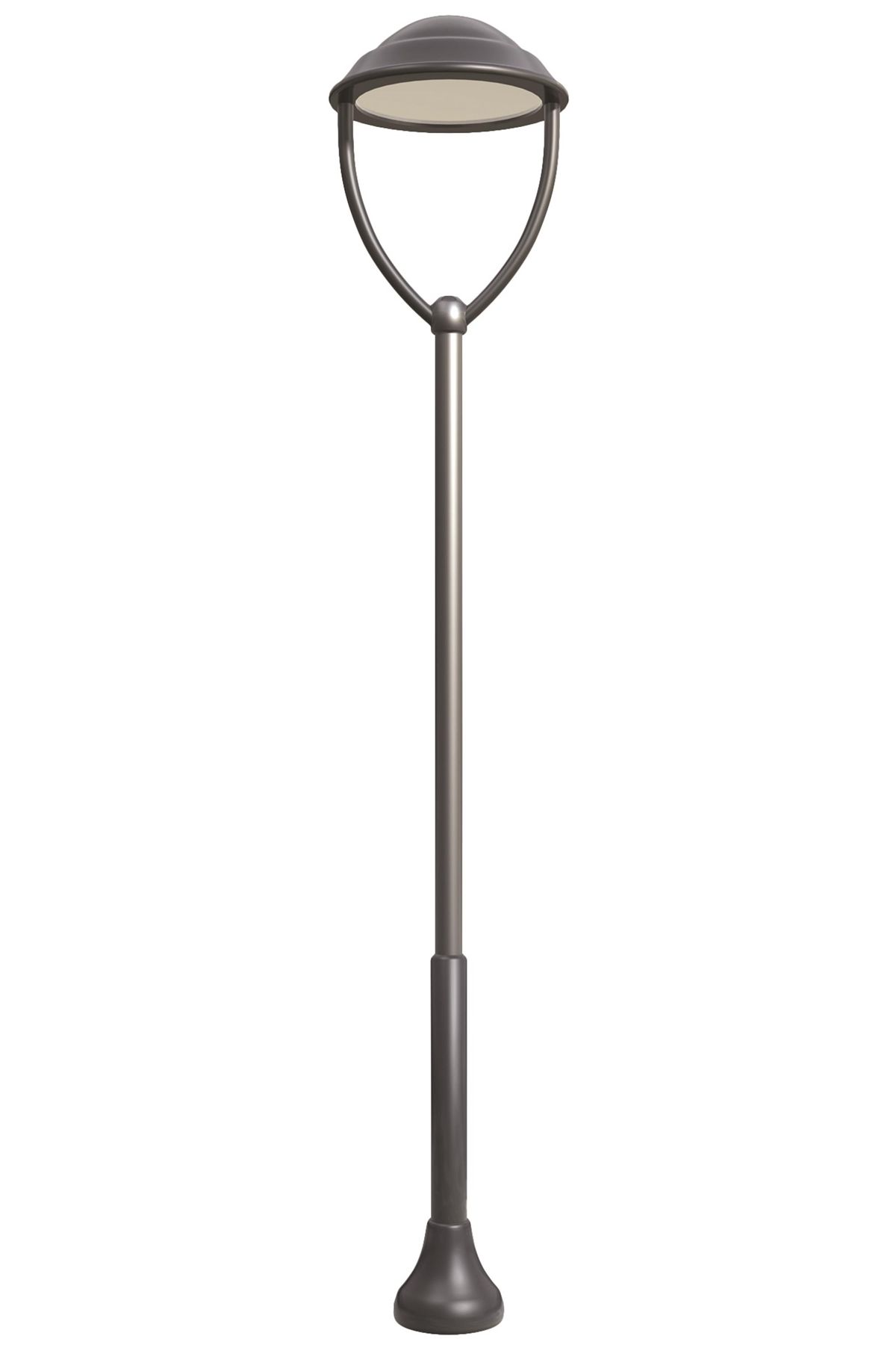 Bahçe Direkleri LED 45W 60cm Çelik Boru Siyah Dorbien-BDR-68221-BSY-LED