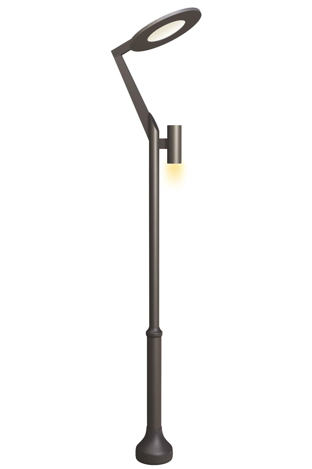 Bahçe Direkleri LED 45W 95cm Çelik Boru Siyah Dorbien-BDR-68222-BSY-M1-LED