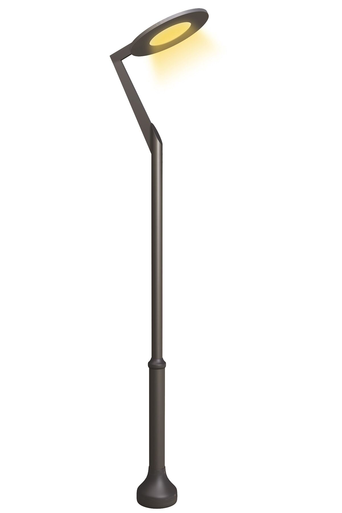 Bahçe Direkleri LED 45W 95cm Çelik Boru Siyah Dorbien-BDR-68222-BSY-M2-LED