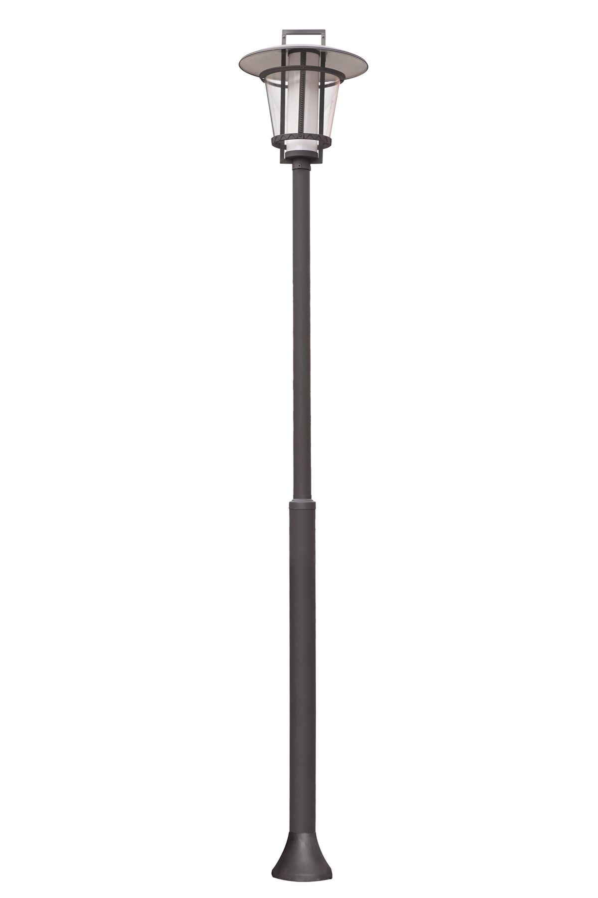 Bahçe Direkleri LED 25W 60cm Çelik Boru Siyah Dorbien-BDR-68223-BSY-M2-LED