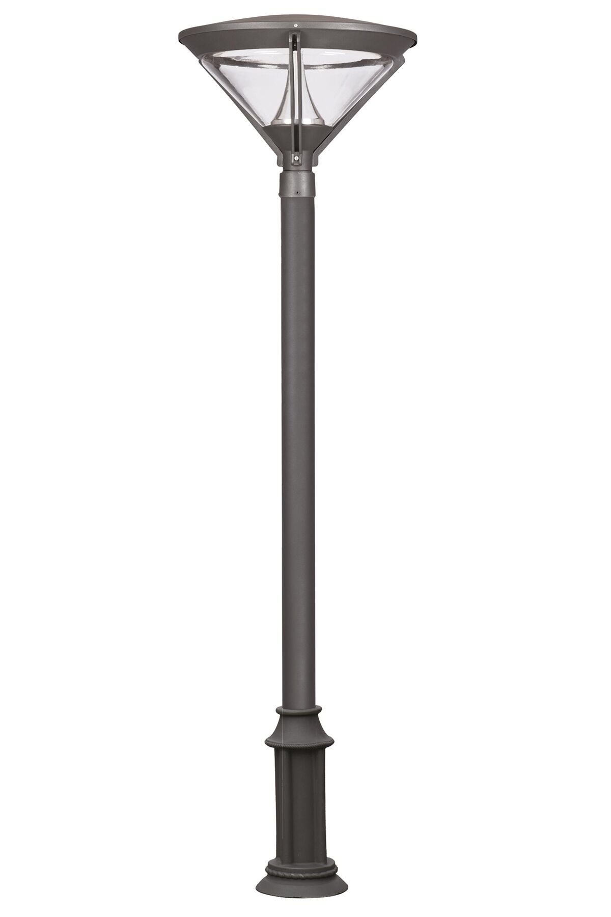 Bahçe Direkleri LED 45W 70cm Çelik Boru Siyah Dorbien-BDR-68224-BSY-M2-LED