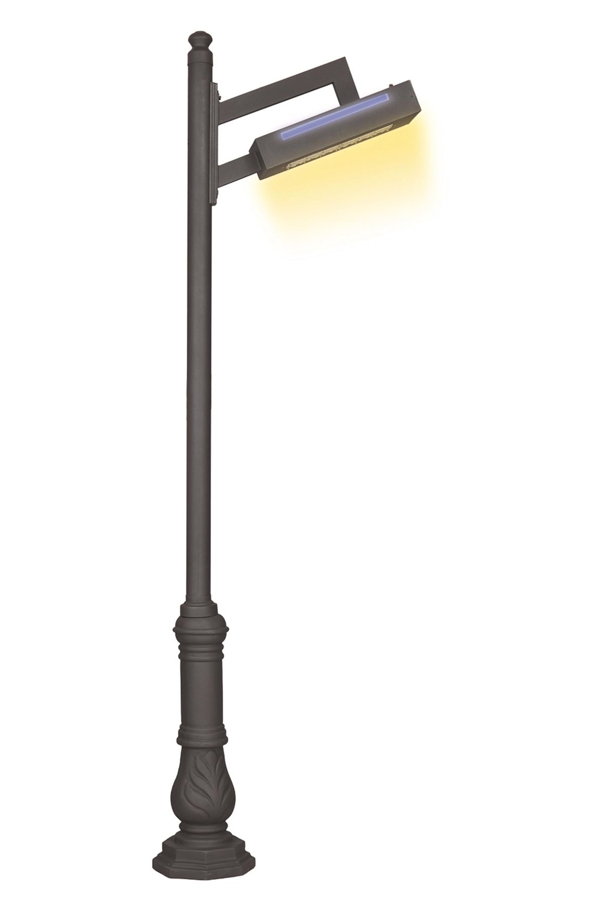 Bahçe Direkleri LED 30W 60cm Çelik Boru Siyah Dorbien-BDR-68229-BSY-M1-LED