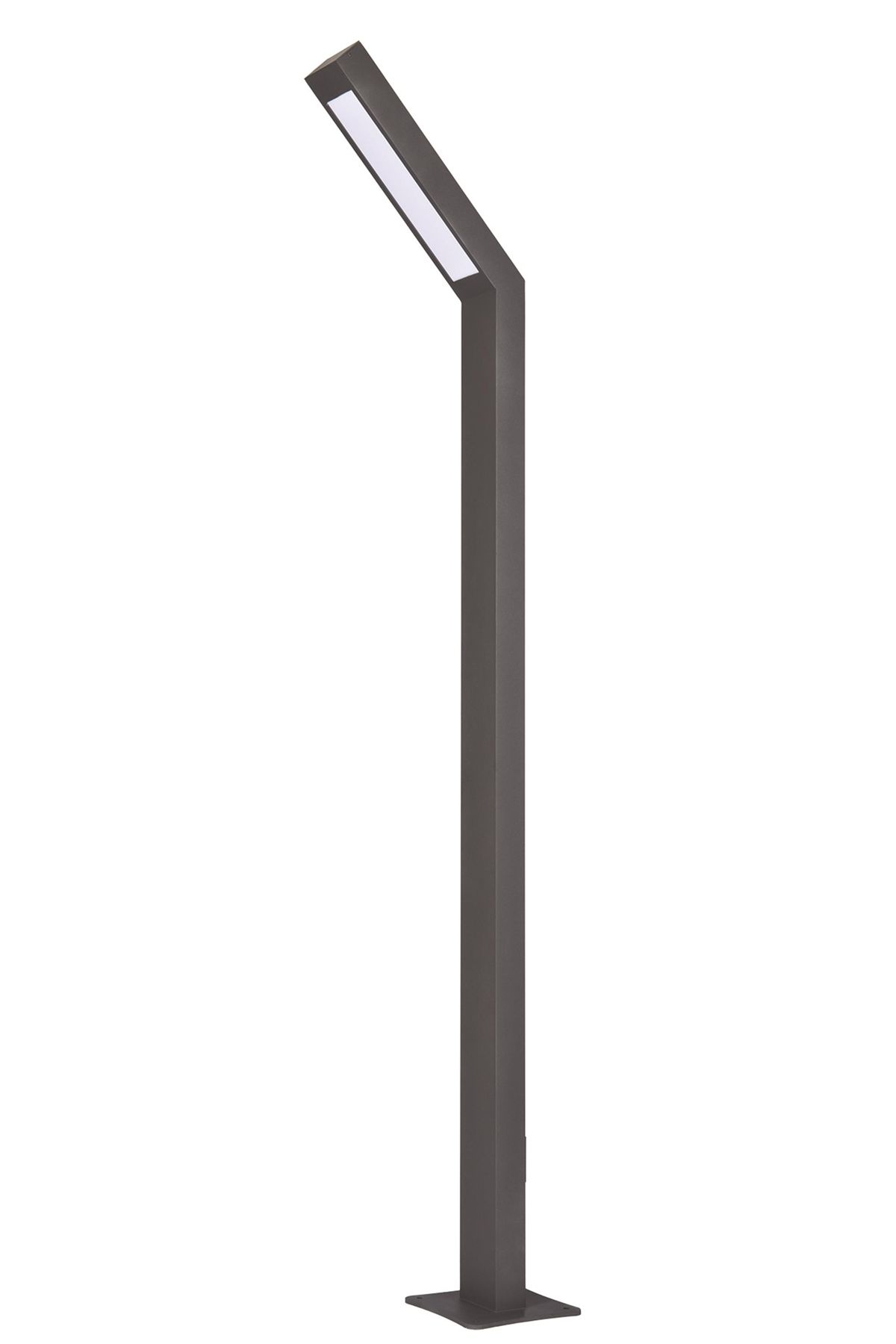 Bahçe Direkleri LED 30W 15x8cm Alüminyum Profil Siyah Dorbien-BDR-68232-BSY-M2-LED