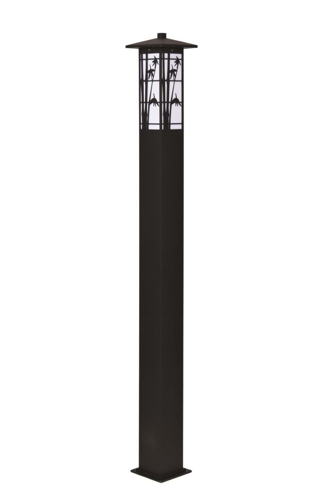 Bahçe Direkleri LED 25W 15x15cm Alüminyum Profil Siyah Dorbien-BDR-68243-BSY