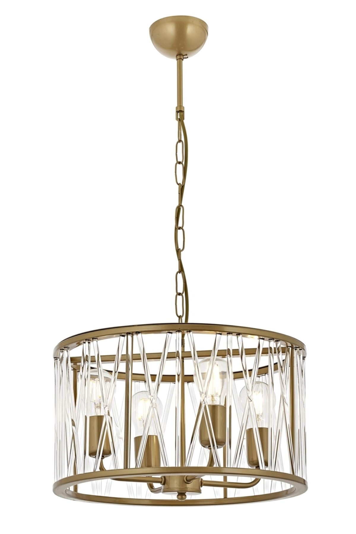 Icıcle Klasik Avize E27 48W 40cm Metal Eskitme Avonni-AV-4341-E40
