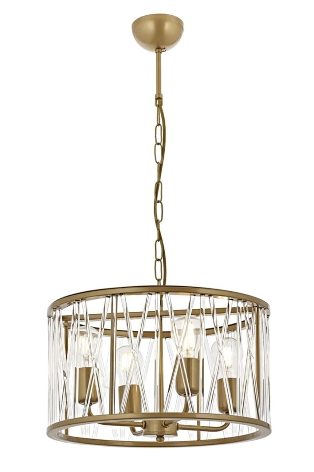 Icıcle Klasik Avize E27 48W 40cm Metal Eskitme Avonni-AV-4341-E40