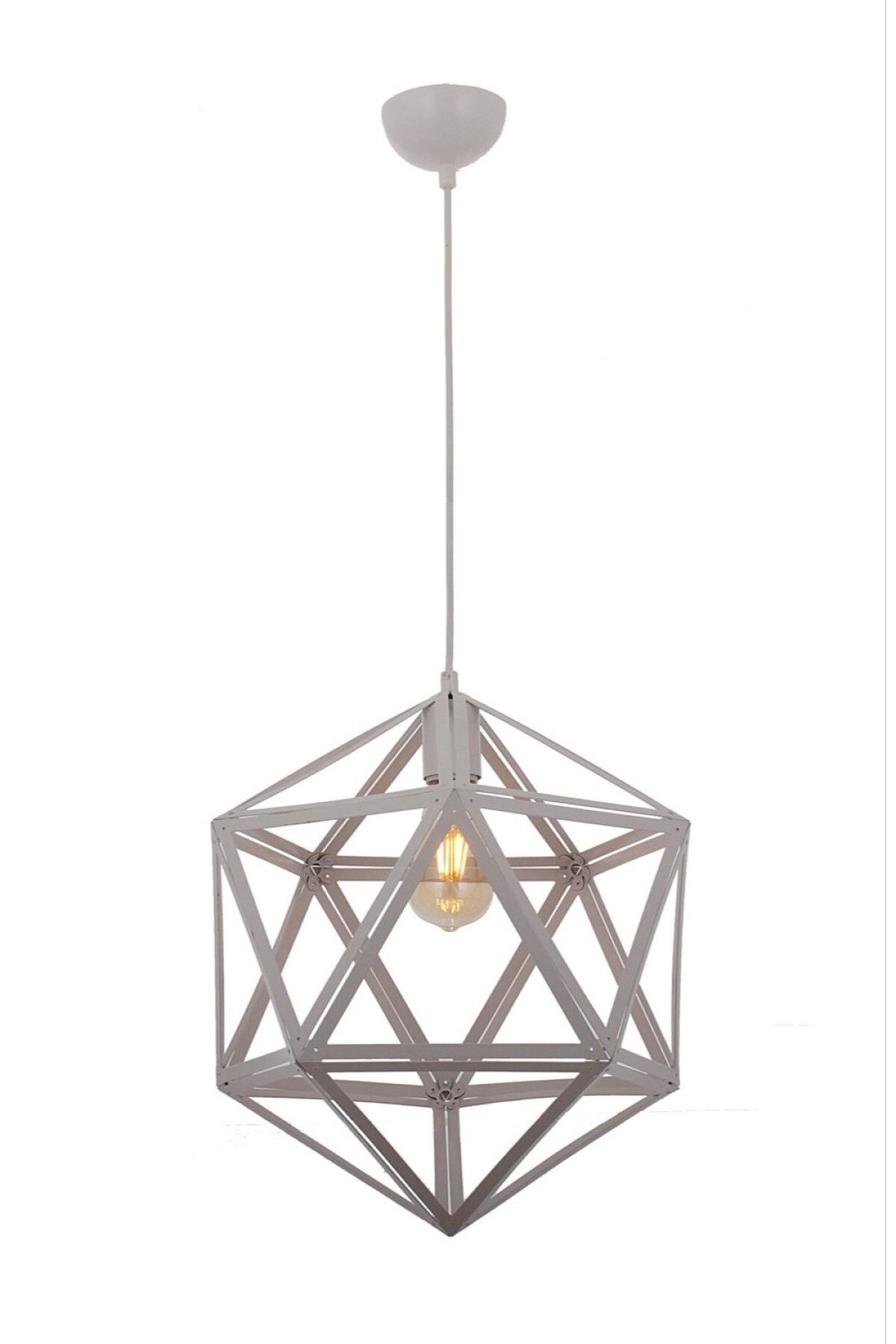 Astral Sarkıt E27 12W 33cm Metal Beyaz Avonni-AV-65032-1B-BBY