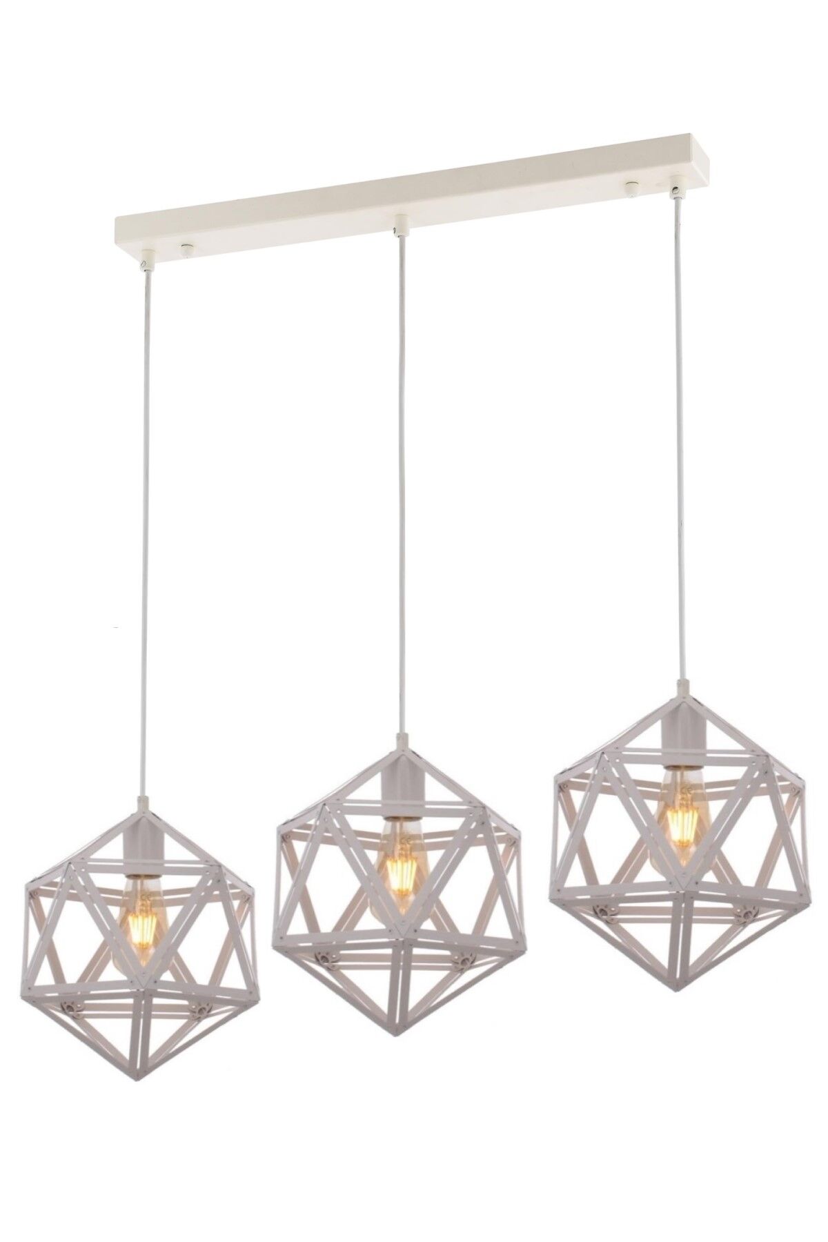 Astral Modern Avize E27 36W 65x25cm Metal Beyaz Avonni-AV-65032-3Y-BBY