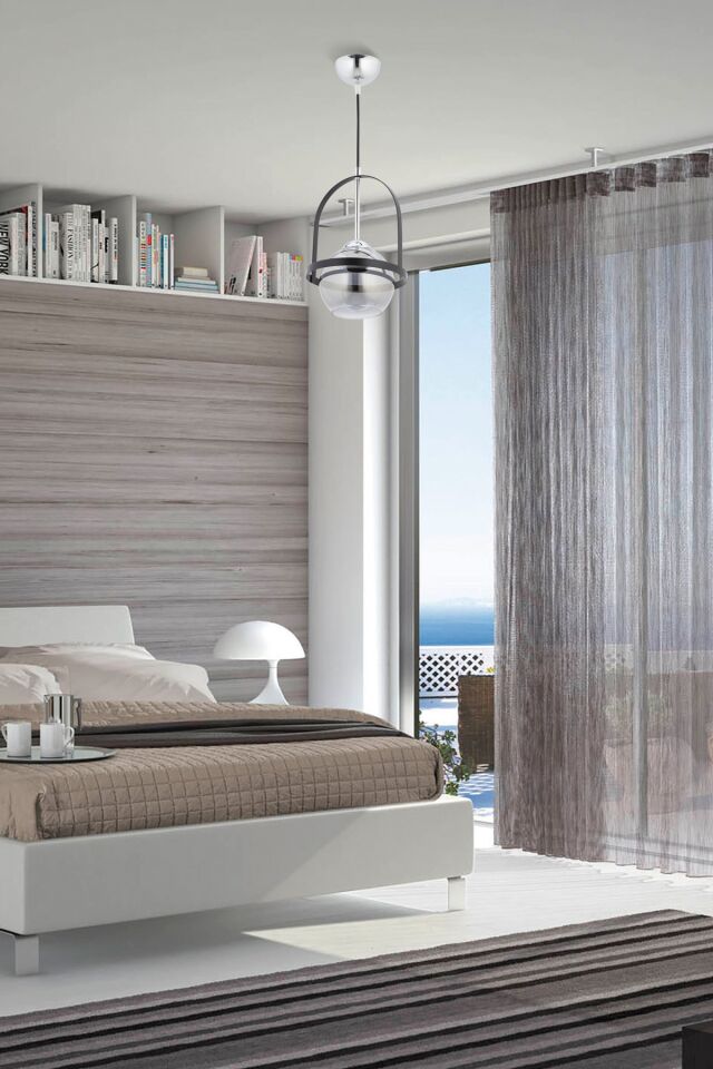 Kemer Modern Avize E27 12W 18cm Metal Krom Dorbien-FZ-7457-TK
