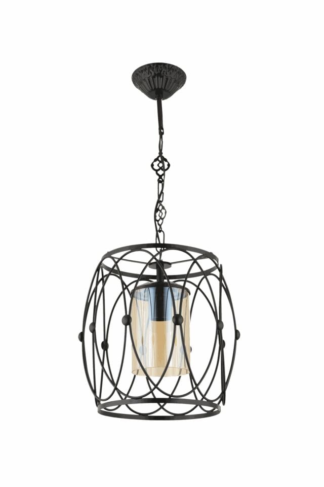 Meta Modern Avize E27 12W 30cm Metal Eskitme/Siyah Dorbien-AV-65074-BSY