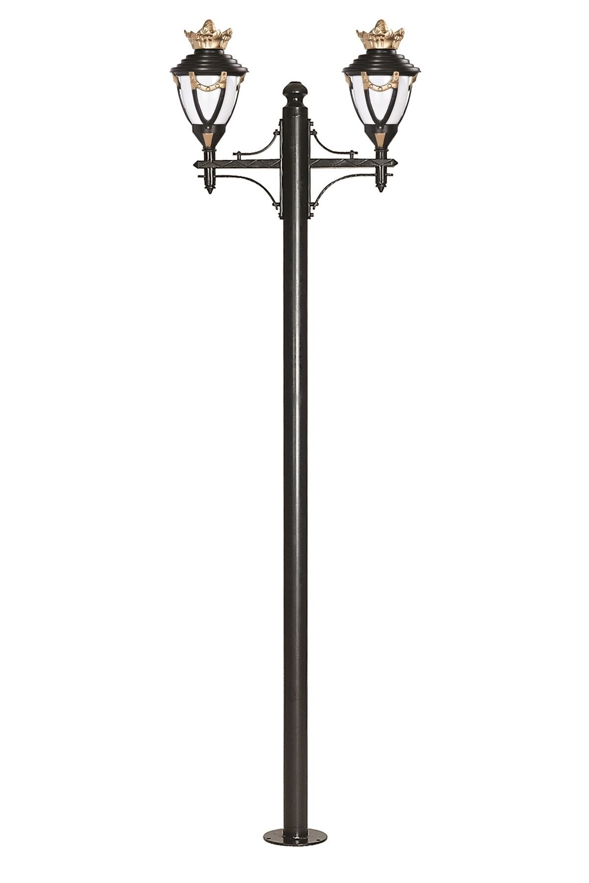 Bahçe Direkleri E27 24W 75cm Çelik Boru Kahverengi/Siyah Dorbien-BDR-68281-2BSA-M2