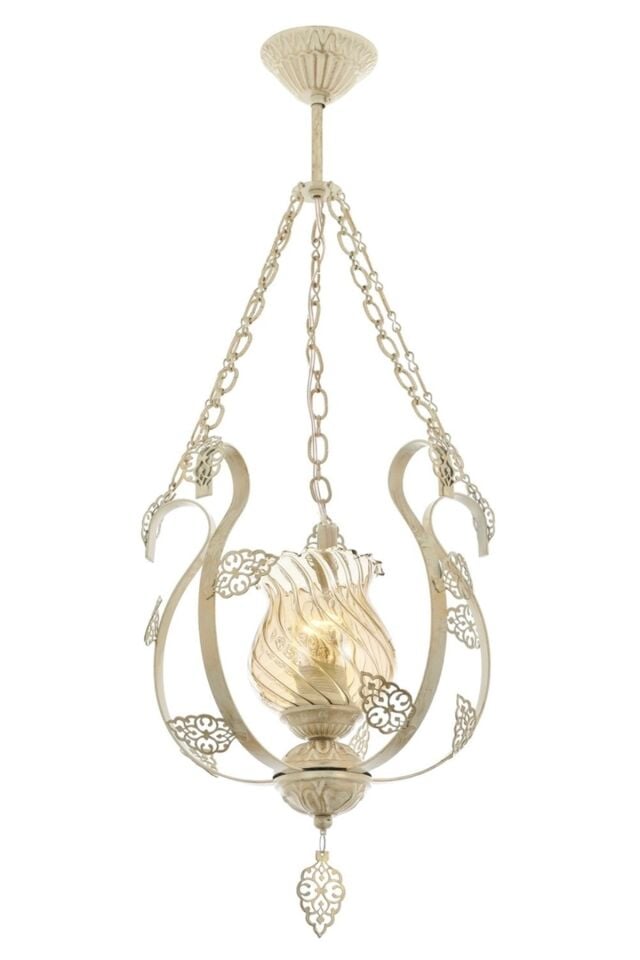 Kuğu Klasik Avize E27 12W 26cm Metal Krom Dorbien-FZ-7510-TKRM