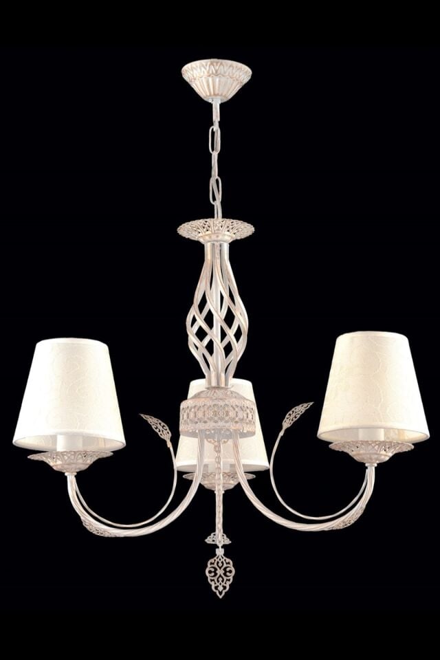 Erciyes Klasik Avize E14 18W 55cm Metal Ferforje Dorbien-AV-65112-3F