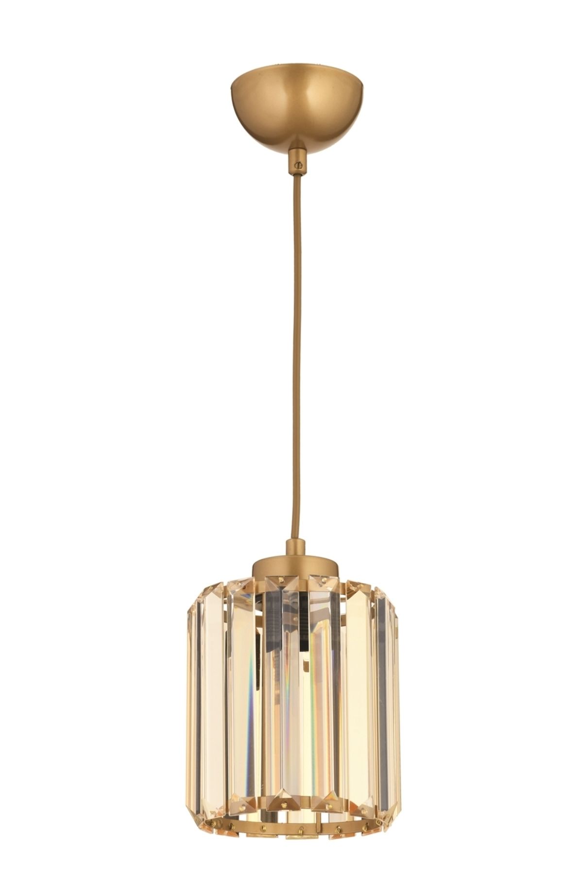 Elmas Modern Avize E27 12W 12cm Metal Sarı Dorbien-FZ-7520-T1-BSA